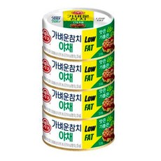 오뚜기 가벼운 참치 야채, 135g, 6개
