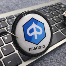 오토바이 엠블럼 스티커 바이크 로고 튜닝 스티커, 1개, 엠블럼 스티커-피아지오