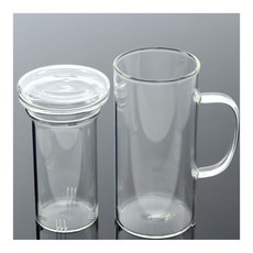 양군스토어 베이직 내열유리 티머그 550ml 차망머그컵