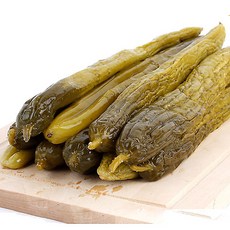 국내산 오이지 장아찌 꼬들꼬들 삼겹살친구 밥도둑반찬 겨울반찬 짭짤한 맛난 1팩 600g, 국내산 오이지 10개 x 1팩