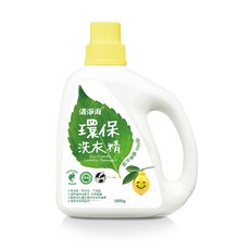 清淨海 檸檬環保洗衣精 1.8公斤/3.2公斤 嬰幼兒/貼身衣物適用 低敏洗衣精, 1個, 1800g