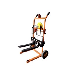 핸드 리프트 파렛트 물류 트럭 수동 자키 지게차 운반, 핸드 크랭크 200kg-0.9m