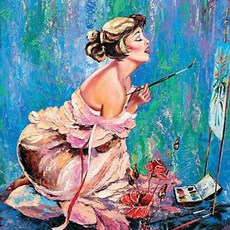 그림 직소 1000조각 PK1000-3148 여인 조각퍼즐 그리는 46690pc 1(PC), 1개