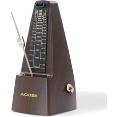 AODSK 기계 메트로놈 브라운 - 피아노 기타 바이올린 드럼을 위한 유니버설 템포 도구