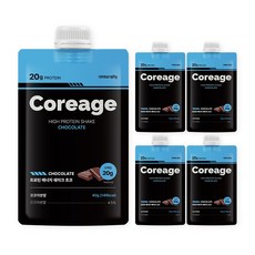 코어리지 프로틴 에너지 쉐이크 단백질 초코맛, 5개, 40g