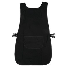 모노드 방수조끼형 주방 카페 작업용 앞치마, 블랙, 1개