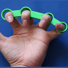 기타 바이올린 손가락 벌리기 재활 운동 연습 기구x2개 교구 노인, 그린(M)