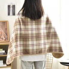 따뜻한담요 극세사 털안감 똑딱이 수면 망토 담요 M 독서실 사무실 낮잠 이불 1P 79000EA 1EA