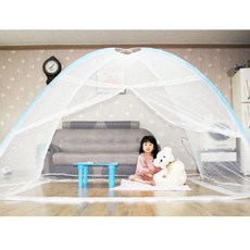 초저렴 모기장 1-10인용 빅사이즈 원터치 방충망 텐트, 5-6인용, 5-6인용