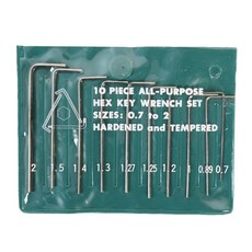 삼정정밀 L렌치세트(SCM) 극소(0.7~2.0mm)10P, 1개