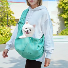 寵物背包外出用品, 1個, 藍綠色, 藍綠色