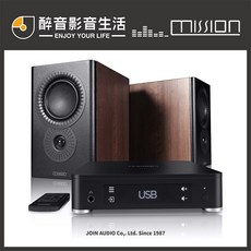 Mission LX Connect 無線音響系統 無線主動喇叭 英國醉音影音生活 台灣公司貨, 磨砂白
