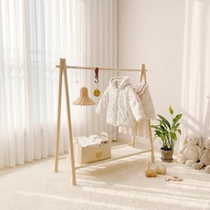러브온마켓 큰사이즈 아기행거 아기옷행거 2단