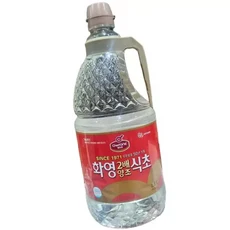 화영 쉐프원 2배 양조 식초 6개 조미료, 1.8L, 1개