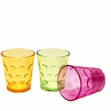 물방울 물컵 소형 드립 컵 유리잔 음료수 텀블러 스테인리스 표면 장식 커피잔 주스 파티, 랜덤