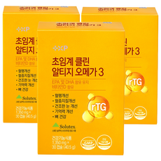 혈중 중성지질 혈행 기억력건조한눈 개선 초임계 클린 알티지 오메가3, 3개, 30정