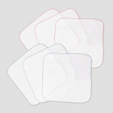 Vibebe 嬰兒紗布手帕 3入 粉色 29x29公分 優質棉質柔軟透氣 新生兒口水巾