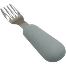 專業兒童學習湯匙 (副食品/兒童餐具), 山嵐灰,叉子, 湯匙、叉子