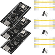 3PCS RP2040 코어 보드 타입-C 라즈베리 16MB 파이 피코 마이크로파이톤용 USB-C, 4MB
