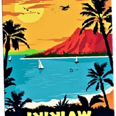 열대 섬 해변 야자수 화산 석양 바다 풍경화 그리기 취미 미술 놀이 색칠 체험