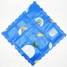 쿨 방석 블루 사무실여름방석 자동차의자방석 사무실sys8+5XYx