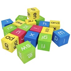 英文拼音骰子（共計18個）拼音骰子 英文骰子 骰子教具, 多色, 1個