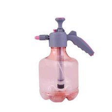 가정용 수동 분무기 제품 압력식 다육식물 정원용 분사기 물뿌리개, 1개, 1. 투명 핑크 3L 호흡 분무기