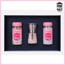 히말라야 핑크소금 선물세트 8호 핑크굵은소금 400gX1개 + 크리스탈굵은소금 400gX1개 + 항아리그라인더 핑크굵은소금 180gX1개 보틀용기 답례품 선물세트 결혼식, 단품, 1개