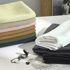 패션스타트 20수 텐셀 무지 원단 트윌 간절기 의류 패브릭 찰랑이는 10컬러 62763, 10) 블랙, 1개, 10) 블랙