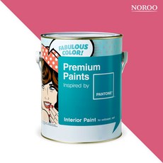 노루페인트 팬톤 내부용 실내 벽면 무광 페인트 4L, 18-2120 Honeysuckle, 1개