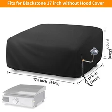 블랙스톤 17/22인치 그리들 쿠킹 스테이션용 그릴 커버 방수 BBQ 평면 가스 테이블탑 호환, 04 17in without hood