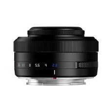 TTArtisan APS-C 25mm F2 금속 바디 렌즈 후지 X 마운트와 호환 블랙 706536, AF27mm F2.8