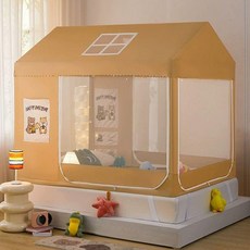 벙커침대텐트 암막 3중 캐노피 2층침대 아이방꾸미기 숙소 블라인드, 1.5m 150cmx길이, 숲속파티커튼제외전체바닥분리형