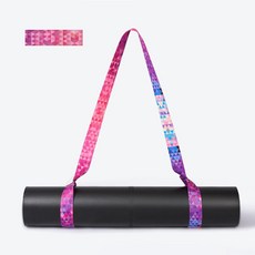 휴대용 체육관 어깨 스포츠 슬링 운반 훈련 조절 벨트 바디 빌딩 요가 매트 스트랩 범용 고정 탄성, 없음, 1개