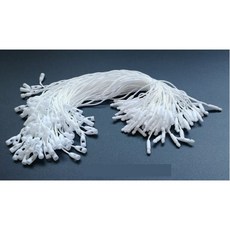 택끈 행택 택 고리 라벨 텍 의류 끈 옷 상표 가격표 택핀, 1000개, B타입25cm(화이트)