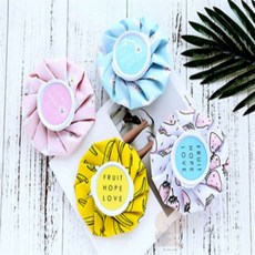 웬카 아이스찜질팩 냉찜질주머니, 패턴얼음주머니9인치 핑크지브라