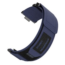 FIT 3 웨어러블 기기와 일상적으로 사용할 수 있는 퀵 조정 팔찌 나일론 손목 스트랩, 미드나잇 블루, 1개