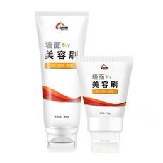 寶利思 墻面補墻漆 DIY美顏刷 滾刷修補膏, 1個, 大瓶裝300毫升 白色