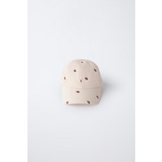 국내배송 자라 ZARA 딸기 자수 캡 - 크림 971444