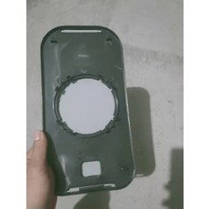 버스백미러 화물차 사이드 조립 보조미러 더듬이, 1개, 메인 거울 렌즈 지지판 포함, 기본 색상