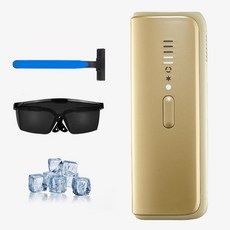 레이저 제모기 IPL 빙점 제모기 가정용 미용기기, 금색, M012