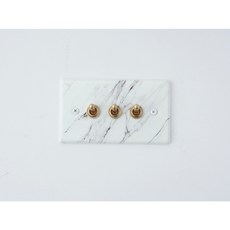 switchpapa 開關插座，工業風北歐風無印風大理石紋復古黃銅開關系列【快速出貨】, 復古黃銅3開關, 復古黃銅