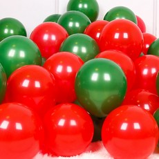 파리스 크롬 메탈 천장 광이 나는 라운드 풍선, 50개, 1펄레드앤그린