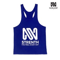 [녹족] 맨즈 컴뱃 헬스 나시 블루