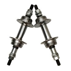 X-FREE 台製高級冷鍛花鼓變速用【3/8後輪粗軸心】自行車後輪鐵花鼓可裝鼓式煞車, 1個, 28孔(B17-02)