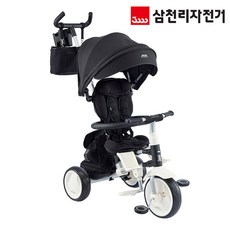 삼천리 샘트라이크콤팩트 2026년형 유모차형 세발자전거, 1개, 블랙