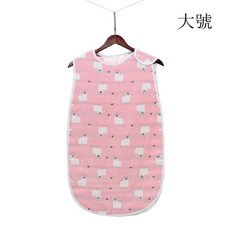 六層紗防踢被 透氣吸汗四層泡泡紗睡袋 背心式嬰兒睡袋 寶寶睡袋 背心式防踢被