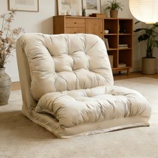 티야드 소파베드 5단 조절 가능 좌식 의자, 화이트