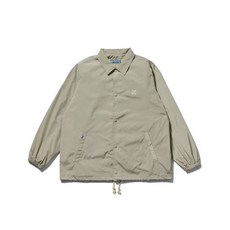 [국내 매장품] DISCUS ATHLETIC 레터 로고 코치 자켓 샌드 베이지 145215