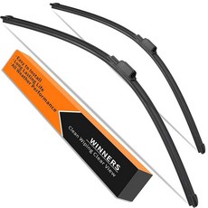 WINNERS 2024 2025 2026 스바루 크로스트릭 및 임프레자용 윈드실드 와이퍼 블레이드 - 66cm(26인치)+40.6cm(16인치) 전면 + 35.6cm(14인치)